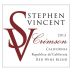 Stephen Vincent Crimson 2015 Front Label