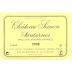 Chateau Simon Sauternes 2009 Front Label