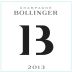Bollinger B13 Blanc de Noirs Brut 2013 Front Label