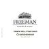 Freeman Hawk Hill Chardonnay 2019 Front Label