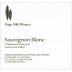 Page Mill Winery Ghielmetti Vineyard Sauvignon Blanc 2011 Front Label