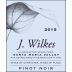 J Wilkes Pinot Noir 2015 Front Label