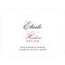 Etude Heirloom Pinot Noir 2015 Front Label