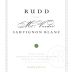 Rudd Sauvignon Blanc 2021 Front Label