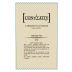 Convexity Cabernet Sauvignon 2014 Front Label