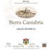 Sierra Cantabria Gran Reserva 2008 Front Label