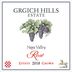 Grgich Hills Estate Rose 2018 Front Label
