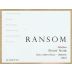 Ransom Selection Pinot Noir 2014 Front Label