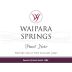 Waipara Springs Pinot Noir 2017 Front Label