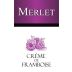 Merlet Creme de Framboise Liqueur (375ML half-bottle) Front Label