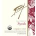 Frey Organic Syrah 2018 Front Label