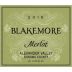Blakemore Merlot 2015 Front Label