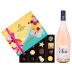Tres Chic Rose & Godiva Assorted Chocolates Gift Product Image