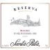 Santa Rita Reserva Malbec 2009 Front Label