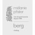 Melanie Pfister Berg Riesling 2019 Front Label