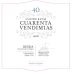 Cuatro Rayas Cuarenta Vendimias Verdejo 2016 Front Label
