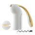 Vertical Rabbit Corkscrew in White/Gold Gift Product Image
