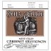 Heitz Cellar Martha's Vineyard Cabernet Sauvignon (wine stained label) 1996 Front Label