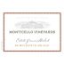 Monticello Estate Merlot 2011 Front Label