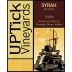 Uptick Vineyards Syrah 2009 Front Label