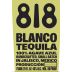 818 Blanco Tequila Front Label
