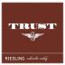 Trust Cellars Riesling 2010 Front Label