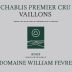 William Fevre Chablis Vaillons Premier Cru 2023 Front Label
