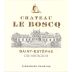 Chateau Le Boscq 2017 Front Label