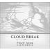 Cloud Break Pinot Noir 2015 Front Label