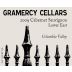 Gramercy Cellars Lower East Cabernet Sauvignon 2009 Front Label