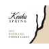 Keuka Spring Winery Riesling 2015 Front Label