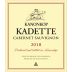 Kanonkop Kadette Cabernet Sauvignon 2018 Front Label