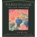 Parsonage Village Vineyard Estate Syrah 2001 Front Label