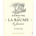 Domaine de la Baume La Jeunesse Syrah 2016 Front Label
