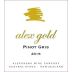 Alexandra Wine Company Alex Gold Pinot Gris 2015 Front Label