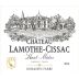 Chateau Lamothe-Cissac Haut-Medoc 2016 Front Label