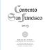 Convento San Francisco Ribera del Duero 2013 Front Label