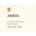 Arista Winery UV Lucky Well Vineyard Pinot Noir 2019 Front Label