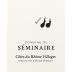 Domaine du Seminaire Cotes du Rhone Villages Valreas 2024 Front Label
