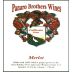 Panaro Brothers Winery Merlot 2010 Front Label