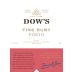 Dow's Fine Ruby Port Front Label