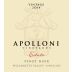 Apolloni Vineyards Estate Pinot Noir 2014 Front Label