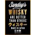 Sunday's Whisky Front Label