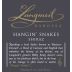 Langmeil Hangin' Snakes Shiraz 2021 Front Label