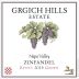 Grgich Hills Estate Zinfandel (375ML half-bottle) 2015 Front Label