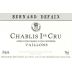 Bernard Defaix Chablis Les Vaillons Premier Cru 2015 Front Label