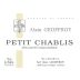 Domaine Geoffroy Petit Chablis 2018 Front Label
