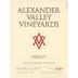 Alexander Valley Vineyards Merlot 2020 Front Label