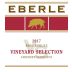 Eberle Vineyard Selection Cabernet Sauvignon 2017 Front Label