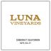 Luna Vineyards Cabernet Sauvignon 2018 Front Label